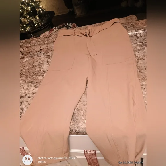 Ophelia Roe Women's Slacks Size 14 Like New Coco Taupe - Picture 6 of 7